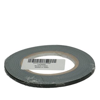 4A Tape | Kleur: Zwart | Breedte 6 millimeter | Lengte 50 meter | Per rol
