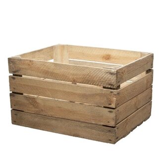 4A Caisse en bois | Couleur: Brun | Longueur 50 centimeter | Largeur 40 centimeter | Hauteur 30 centimeter | Par 3 caisses