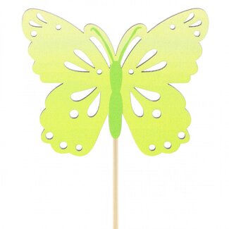 4A Butterfly Pick “Zazou” | Colour: Green | Length ± 50 centimetre | Diameter 8 centimetre | Per 25 picks