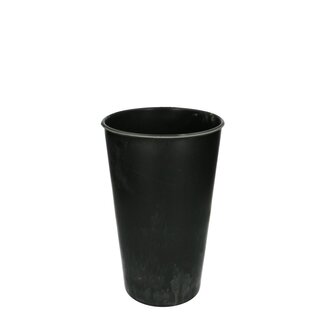 4A Kunststoff Melamin Vase | Farbe: Grau | Durchmesser 17.5 centimeter | Höhe 28 centimeter | Pro 6 Vasen