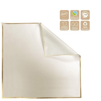 4A Folie Blatt “Cachotier” | Farbe: Beige | Länge 70 centimeter | Breite 70 centimeter | Pro 100 Blätter