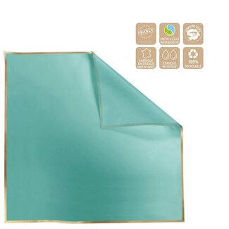 4A Folie Blatt “Cachotier” | Farbe: Grün | Länge 70 centimeter | Breite 70 centimeter | Pro 100 Blätter