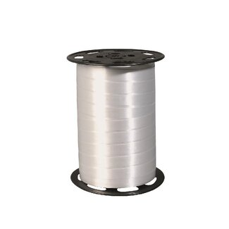 4A Kräuselband 005 | Farbe: Silberfarben | Breite 10 millimeter | Länge 250 meter | Pro Rolle