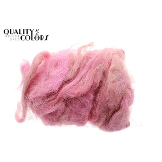 QC Fuzzy Fibre Dekorationswolle | Farbe: Hellrosa | Inhalt 100 gram | Pro Beutel