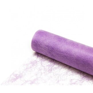 4A Textil Leinen Faser | Farbe: Lavendelfarben | Breite 60 centimeter | Länge 25 meter | Pro Rolle