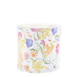 4A Blumenhalter Geschenkbox Hutschachtel “Senna” | Farbe: Gemischte Farben | Durchmesser 12.5 centimeter | Höhe 12 centimeter | Pro 6 Blumenhalter