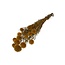 Dried Echinops XL | Colour: Yellow | Globe thistle dried flowers | Length ± 65 centimeter | Weight 350 gram | Per 10 stems