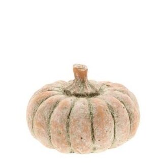 4A Terracotta Citrouille Décoration | Diamètre 12 centimeter | Hauteur 8 centimeter | Par 2 citrouilles