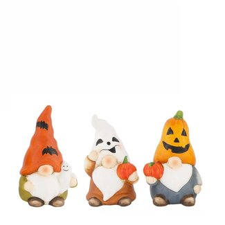 4A Gemengde Kleuren Decoratie Gnoom | Lengte 7 centimeter | Breedte 6.5 centimeter | Hoogte 11.5 centimeter | Per 18 gnooms