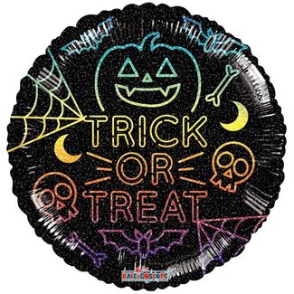 4A Mixed Colours Halloween Balloon “Trick or Treat” | Diameter 45 centimetre | Per 10 balloons