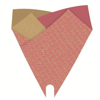 4A Pink Brown Kraft Sleeves “Luz” | Length 50 centimetre | Width 44 centimetre | Per 25 sleeves
