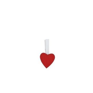 4A Clip with Red Heart | Length 18 millimetre | Per 36 clips