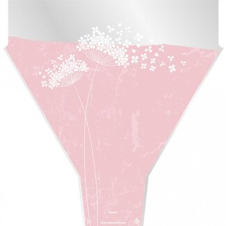 4A Pink Covers “Flower Wishes” | Length 50 centimeter | Width 35 centimeter | Opening 10 centimeter | Per 50 covers