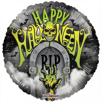 4A Mixed Colours Halloween Balloon “Happy Halloween” | Diameter 45 centimeter | Per 10 balloons