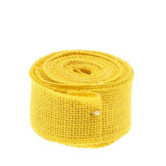 4A Yellow Jute Ribbon | Width 50 millimeter | Length 5 meter | Per roll