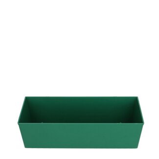 4A Kunststof Tray | Kleur: Groen | Lengte 20 centimeter | Breedte 6 centimeter | Hoogte 8 centimeter | Per 12 trays