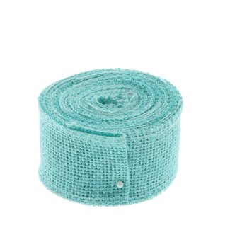 4A Blue Jute Ribbon | Width 50 millimeter | Length 5 meter | Per roll