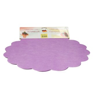 4A Lilac-coloured Blumella Textile non-woven | Diameter 44 centimetre | Per 25 sheets