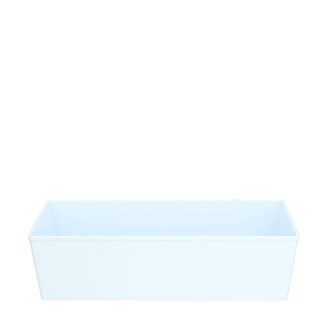 4A Natural White Plastic Tray | Length 20 centimeter | Width 6 centimeter | Height 8 centimeter | Per 12 trays