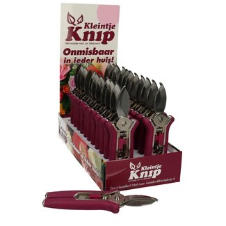 4A Bordeaux red Pruning Shear in Display | Length 15 centimeter | Per 24 Pruning Shears