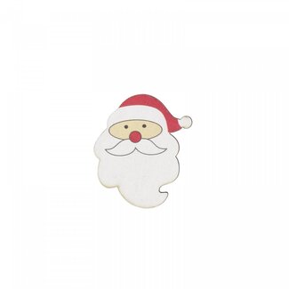 4A Red White Christmas Decoration Pegs “Santa” | Length 3.5 centimetre | Per 36 pegs