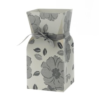 4A Grey Bouquet case Bouquet vase “Vanity” | Diameter 13 centimetre | Height 26 centimetre | Per 10 vases