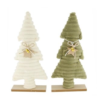4A Kerst Decoratie Kerstboom | Kleur: Gemengde Kleuren | Diameter 18 centimeter | Hoogte 38.5 centimeter | Kerst Decoratie | Per 12 kerstbomen