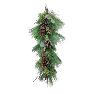 4A Green Christmas Hanger with Pinecone Christmas Decoration | Length 70 centimetre | Per hanger