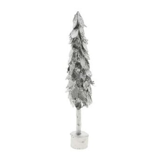 4A Silver-coloured Birchwood Christmas Tree | Height 50 centimeter | Per 6 Christmas trees