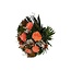Boeket Droogbloemen “Sevilla Salmon” | Kleur: Gemengde Kleuren | Lengte ± 30 centimeter | Met zalmkleurige en witte bloemen | Per boeket