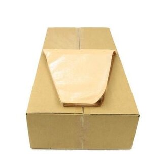 4A Light brown Kraft flower sleeves with transparent film OPP35 "Pure" | Length 50 centimetre | Width 40 centimetre | Height 12 centimetre | Contents 1000 sleeves | Per box