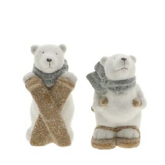 4A Natural White Bear “Bruno” | Length 8 centimeter | Width 7 centimeter | Height 13 centimeter | Per 6 bears