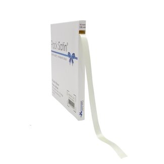 4A Cream-coloured Satin Ribbon | Width 10 millimeter | Length 100 meter | Per roll