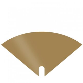 4A Gold-coloured Flower covers Moon “Isa” | Length 35 centimetre | Width 35 centimetre | Per 50 covers