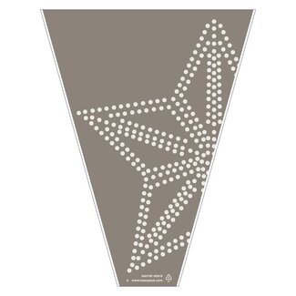 4A Silver-coloured Flower covers “Secret” | Length 50 centimeter | Width 35 centimeter | Height 10 centimeter | Per 50 covers