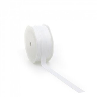 4A Natural White Structured Ribbon | Width 12 millimetre | Length 20 metre | Per roll