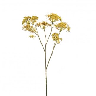4A Yellow Anethum Artificial flowers | Dill Artificial flower | Length 58 centimeter | Per 6 stems