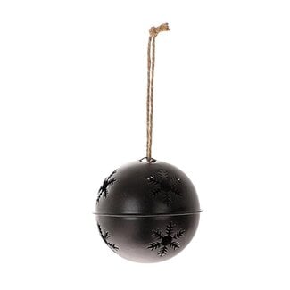 4A Black Bell Hanger | Christmas Decoration | Diameter 8 centimetre | Per 12 hangers
