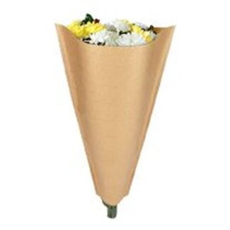4A Light brown kraft flower sleeves | Length 60 centimetre | Width 40 centimetre | Height 15 centimetre | Per 1000 sleeves