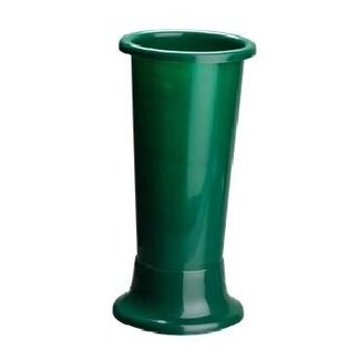 4A Green Plastic Vase “Ideal“ | Diameter 18 centimeter | Height 45 centimeter | Per 2 vases