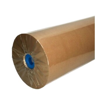 4A Double-sided Light brown Paper on roll | Width 50 centimetre | 50 gram/m2 | Weight 10 kilo | Per roll