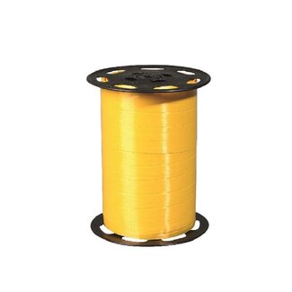 4A Yellow Curly Ribbon 002 | Width 10 millimetre | Length 250 metre | Per roll