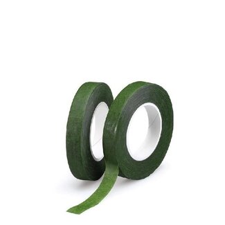 4A Dark green Floristry Tape | Width 13 millimetre | Length 27.5 metre | Per 12 rolls