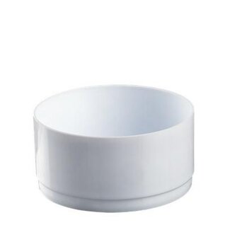 4A Natural White Plastic Bowl | Diameter 10 centimeter | Height 5.5 centimeter | Per 14 bowls