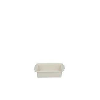 4A Kunststof Tray Half Blok | Kleur: Naturel Wit | Lengte 12.5 centimeter | Breedte 12 centimeter | Hoogte 3 centimeter | Per 25 trays