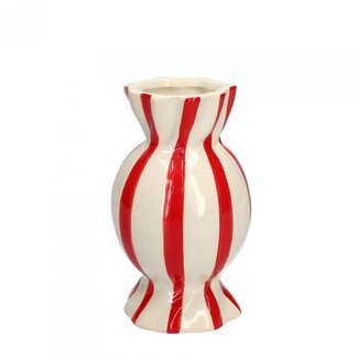 4A Natural White Ceramic Vase “Candy“ | Diameter 6 - 8 centimetre | Height 15 centimetre | Per 12 vases