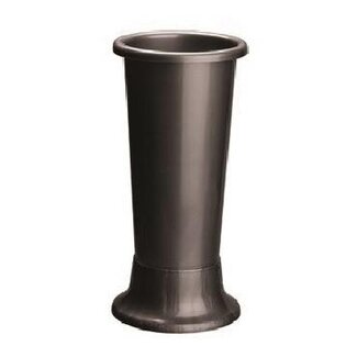 4A Dark grey Plastic Vase “Ideal“ | Diameter 18 centimetre | Height 45 centimetre | Per 2 vases