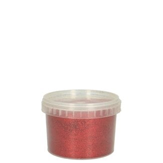 4A Paillettes rouges | Décoration de Noël | Contenu 400 gram | Par pot