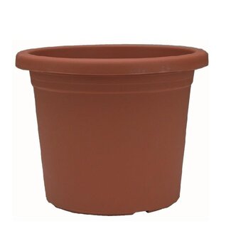 4A Terracotta Plastic Flowerpot Plant pot “Botanico“ | Diameter 25 centimeter | Height 20 centimeter | Per 6 flowerpots