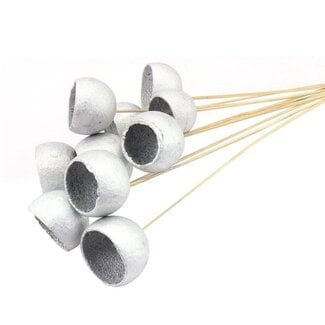 4A Silver-coloured Bell Cup support stake | Length support stake ± 50 centimeter | Per 10 support stakes